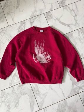 Vintage Eastern Promises 2007 Movie Promo Graphic Crewneck Sweatshirt Red 90’s